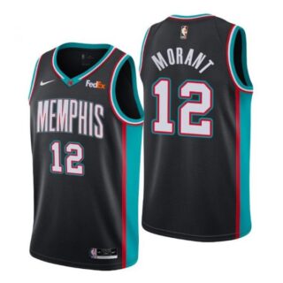 Men's Ja Morant Memphis Grizzlies Basketball Jersey Black