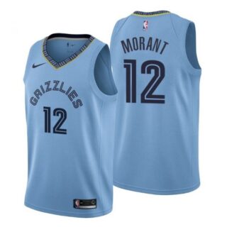 Men's Ja Morant Memphis Grizzlies Basketball Jersey Blue