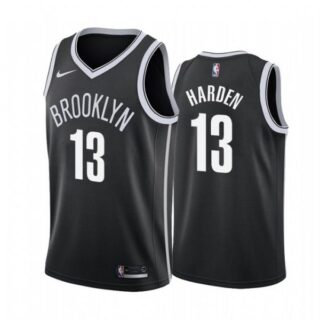 Men's James Harden Brooklyn Nets Basketball Jersey Black