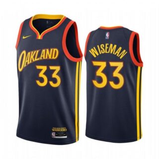 Men's James Wiseman Golden State Warriors Basketball Jersey Navy