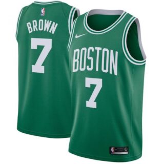 Men's Jaylen Brown Boston Celtics Basketball Jersey Green