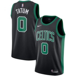 Men's Jayson Tatum Boston Celtics Basketball Jersey Black