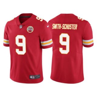 Men's Kansas City Chiefs JuJu Smith-Schuster Red Vapor Limited Stitched Jersey