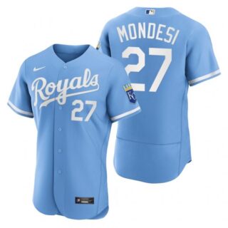 Men's Kansas City Royals Adalberto Mondesi Stitched Jersey 2022 Uniform - Powder Blue
