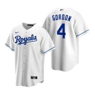 Men's Alex Gordon Kansas City Royals Cool Base Jersey White