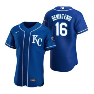 Men's Andrew Benintendi Kansas City Royals Flex Base Jersey Royal KC