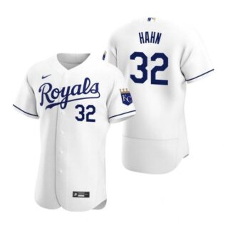 Men's Jesse Hahn Kansas City Royals Flex Base Jersey White