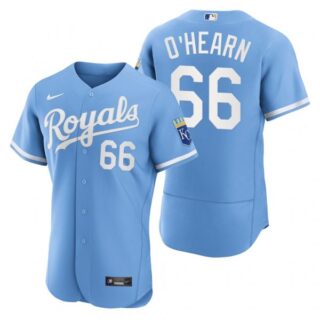 Men's Kansas City Royals Ryan O'Hearn Stitched Jersey 2022 Uniform - Powder Blue