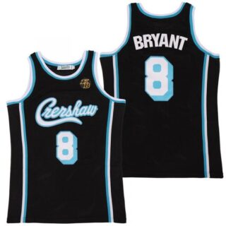 Men's Crenshaw Kobe Bryant #8 Nipsey Hussle Jersey KB Patch Stitched Crenshaw