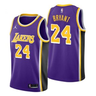 Men's Kobe Bryant Los Angeles Lakers Basketball Jersey Purple
