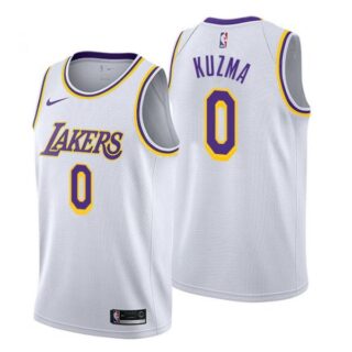 Men's Kyle Kuzma Los Angeles Lakers Basketball Jersey White