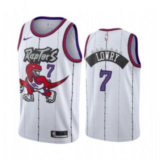 Men's Kyle Lowry Toronto Raptors Basketball Jersey White Classic
