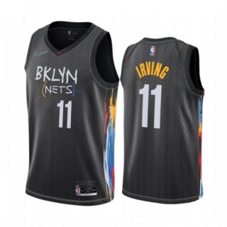 Men's Kyrie Irving Brooklyn Nets Basketball Jersey Black
