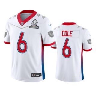 Men's A.J. Cole Las Vegas Raiders 2022 AFC Pro Bowl Stitched Jersey White
