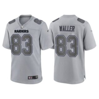 Men's Las Vegas Raiders Darren Waller Gray Atmosphere Fashion Stitched Jersey