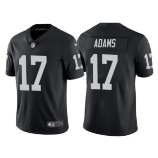 Men's Las Vegas Raiders Davante Adams Black Vapor Limited Stitched Jersey