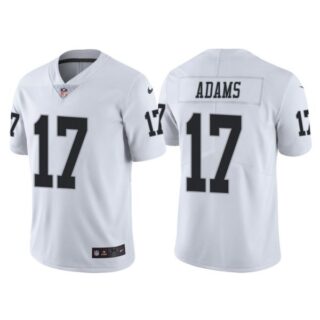 Youth Las Vegas Raiders Davante Adams White Vapor Limited Stitched Jersey