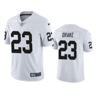 Men's #23 Kenyan Drake Las Vegas Raiders Vapor Limited Jersey Stitched White
