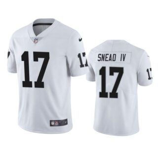 Men's #17 Willie Snead IV Las Vegas Raiders Vapor Limited Jersey Stitched White