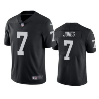 Men's #7 Zay Jones Las Vegas Raiders Vapor Limited Jersey Stitched Black