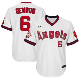 Men's Anthony Rendon Los Angeles Angels 1970 Throwback Jersey - Stitched White