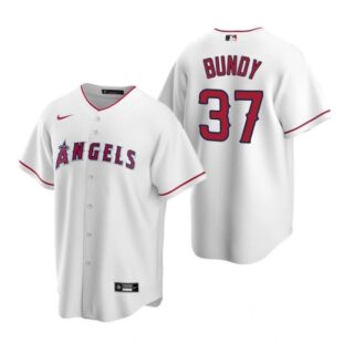 Men's Dylan Bundy Los Angeles Angels Cool Base Jersey White