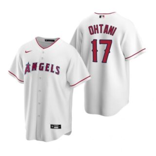 Men's Shohei Ohtani Los Angeles Angels Cool Base Jersey White