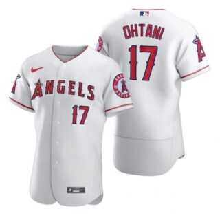 Men's Shohei Ohtani Los Angeles Angels Flex Base Jersey White
