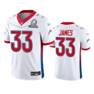 Men's Derwin James Los Angeles Chargers 2022 AFC Pro Bowl Stitched Jersey White