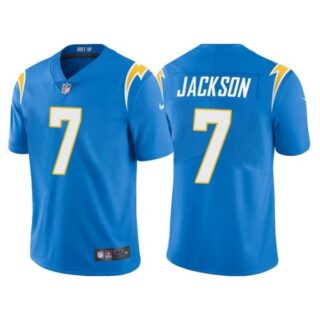 Men's Los Angeles Chargers J.C. Jackson Powder Blue Vapor Limited Stitched Jersey