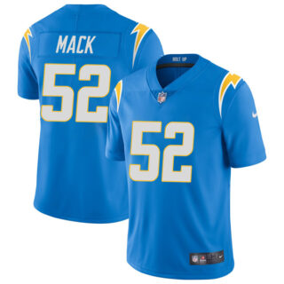 Men's Los Angeles Chargers Khalil Mack Blue Vapor Limited Stitched Jersey