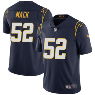Men's Los Angeles Chargers Khalil Mack Navy Vapor Limited Stitched Jersey