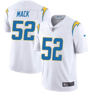 Men's Los Angeles Chargers Khalil Mack White Vapor Limited Stitched Jersey