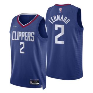 Men's Kawhi Leonard Los Angeles Clippers 75th Anniversary Diamond Jersey