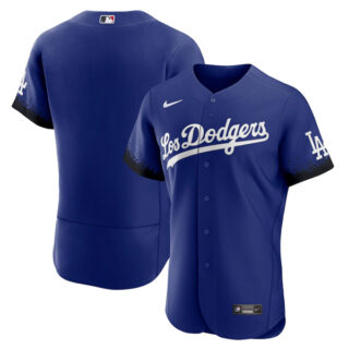 Men's - Flex Base Blank Los Angeles Dodgers 2021 City Connect Stitched Jersey