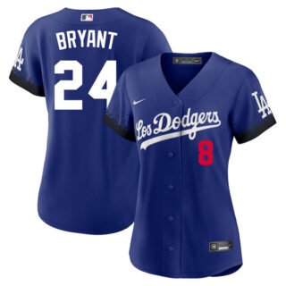 Women Kobe Bryant Los Angeles Dodgers 2021 City Connect Stitched Jersey