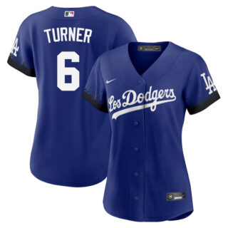 Women Trea Turner Los Angeles Dodgers 2021 City Connect Stitched Jersey