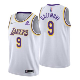 Men's Kent Bazemore Los Angeles Lakers 75th Anniversary Diamond Jersey White Association