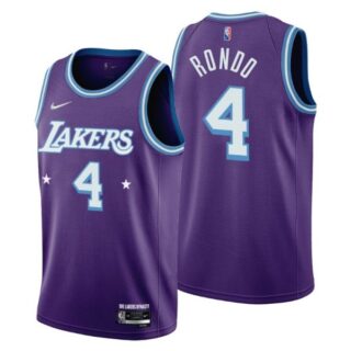 Men's Rajon Rondo Los Angeles Lakers 75th Anniversary Diamond Jersey