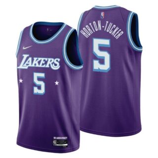 Men's Talen Horton-Tucker Los Angeles Lakers 75th Anniversary Diamond Jersey