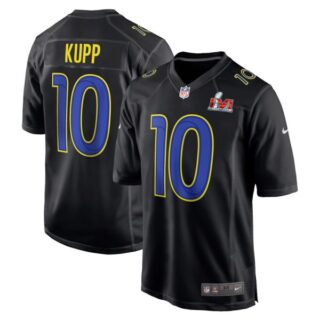Men's Cooper Kupp Los Angeles Rams 2022 Super Bowl LVI Black Bound Game Stitched Jersey