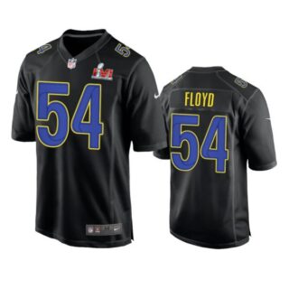 Men's Leonard Floyd Los Angeles Rams 2022 Super Bowl LVI Black Bound Game Stitched Jersey