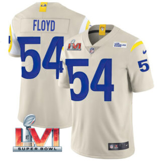 Men's Leonard Floyd Los Angeles Rams 2022 Super Bowl LVI Vapor Limited Stitched Jersey Bone