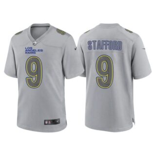 Men's Los Angeles Rams Matthew Stafford Gray Atmosphere Fashion Stitched Jersey