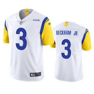 Men's Odell Beckham Jr. Los Angeles Rams Vapor Limited Royal Jersey Stitched White