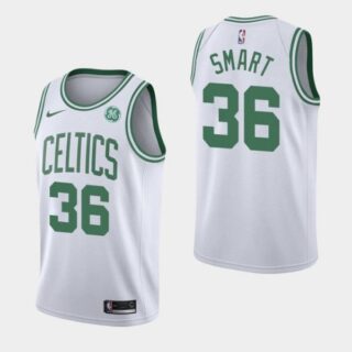 Men's Marcus Smart Boston Celtics Basketball Jersey White