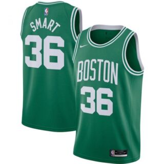 Men's Marcus Smart Boston Celtics Basketball Jersey Green