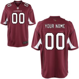 Men's Arizona Cardinals Customized Game Team Color Jersey