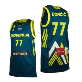 Men's #77 Luka Doncic Slovenija Basketball Jersey 2021 Tokyo Olympics - Printed Jersey