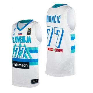 Men's #77 Luka Doncic Slovenija Basketball Jersey 2021 Tokyo Olympics - Printed Jersey